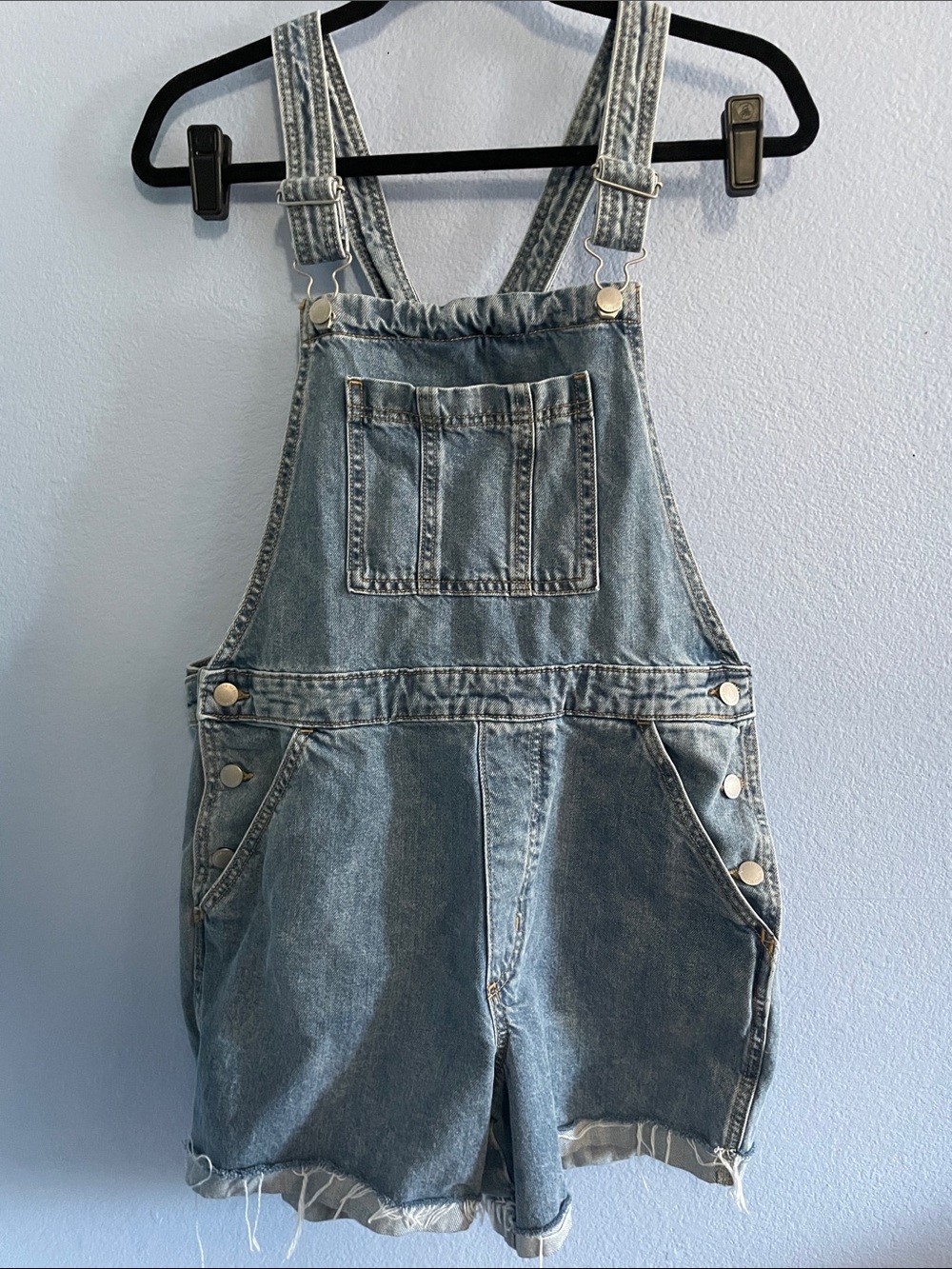Women’s Light Wash Overalls